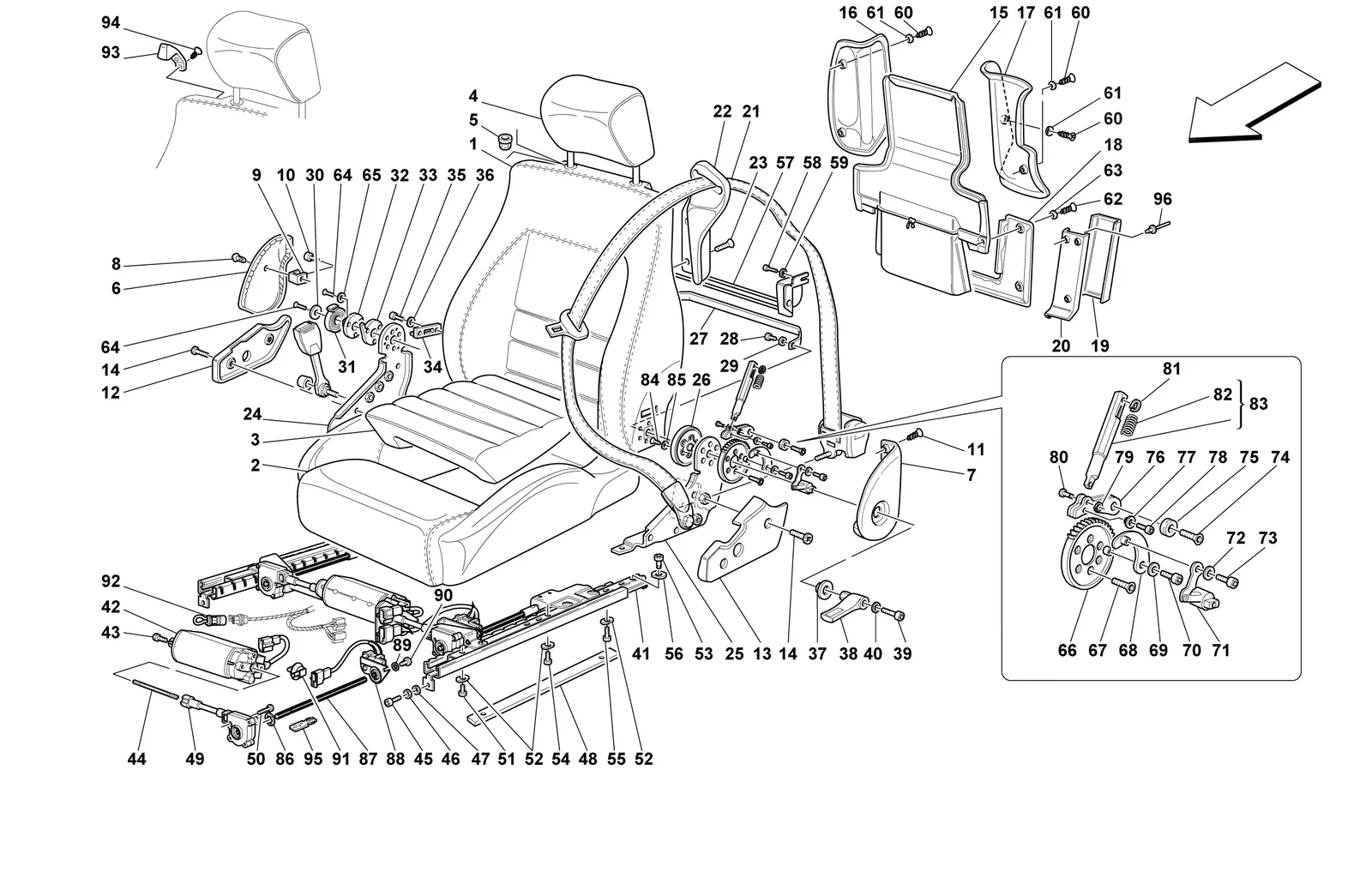 Seats And Safety Belts -Valid For Spider-