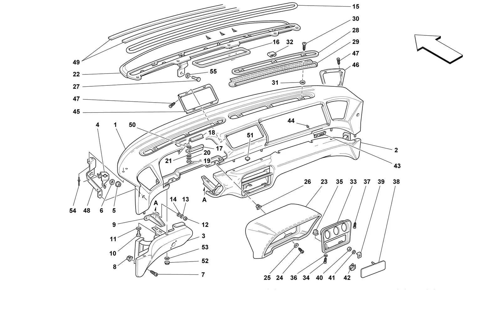 Dashboard -Valid For Air-Bag Cars-