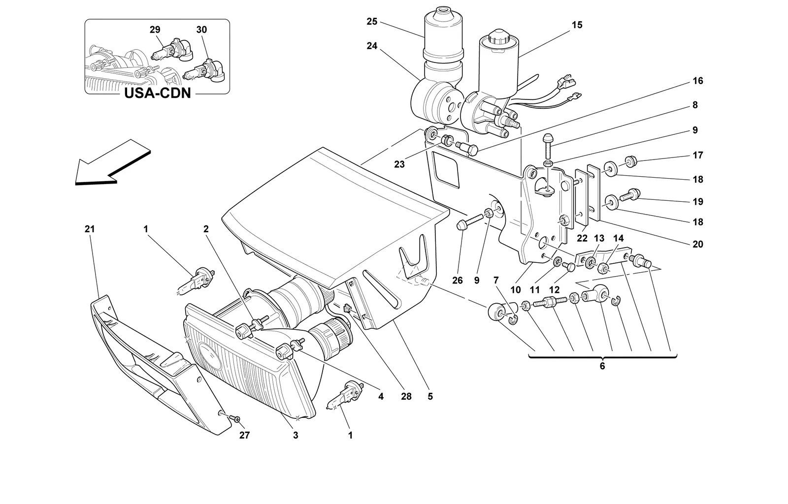Lights Lifting Device And Headlights
