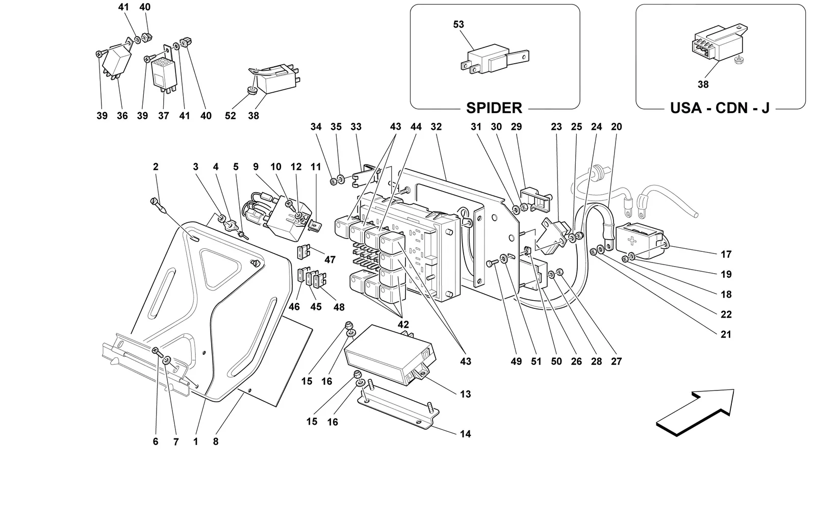Electrical Boards - Passengers Compartment
