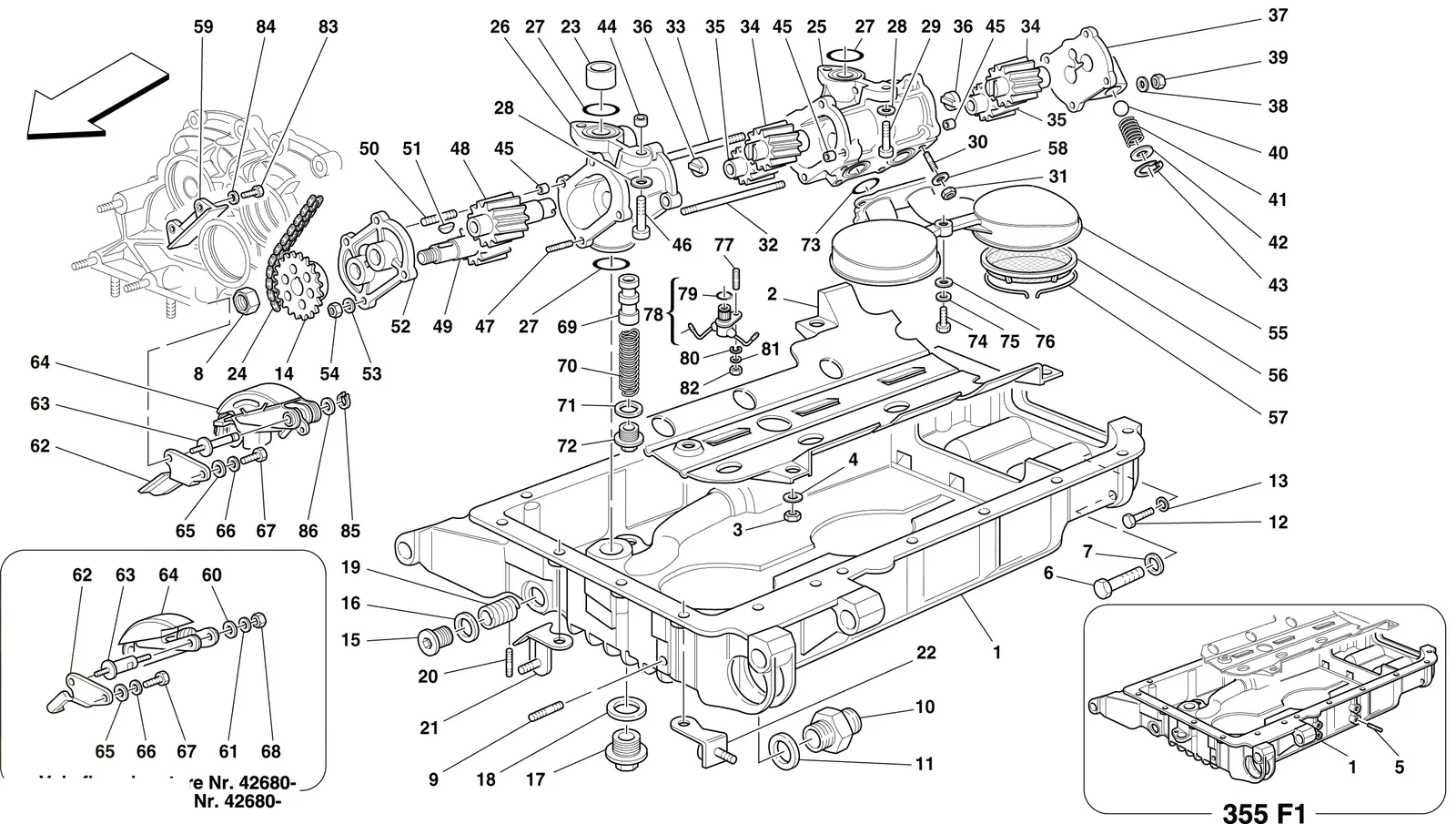 Pumps And Oil Sump