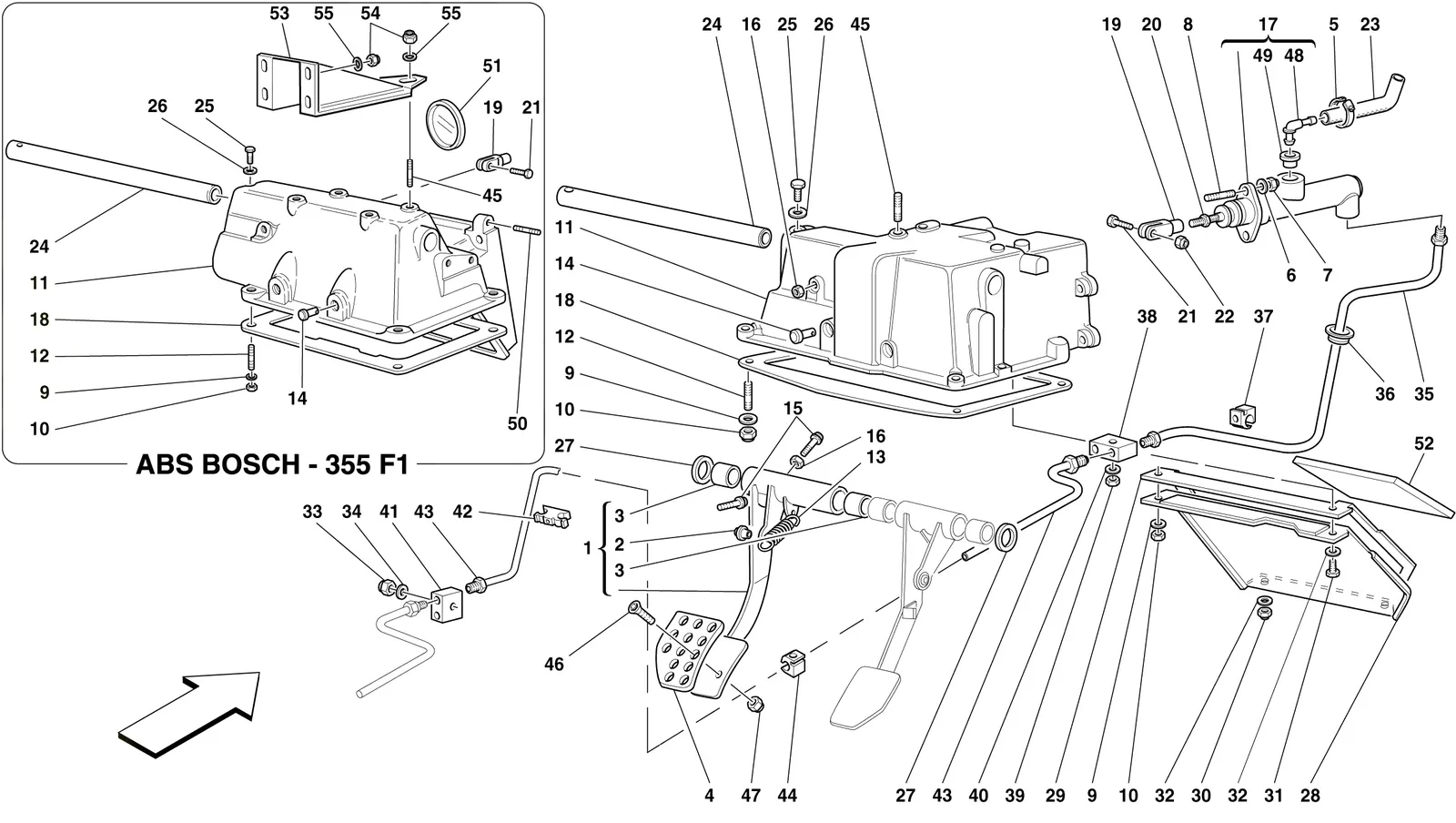 Clutch Release Control And Pedal Support -Valid For Gd-