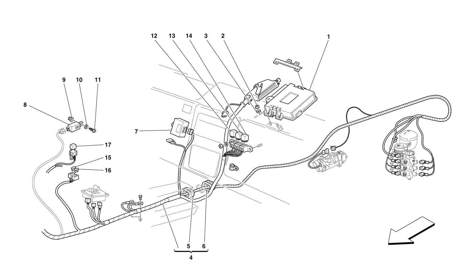 Electronic Gearbox Control -Valid For 355 F1 Cars-