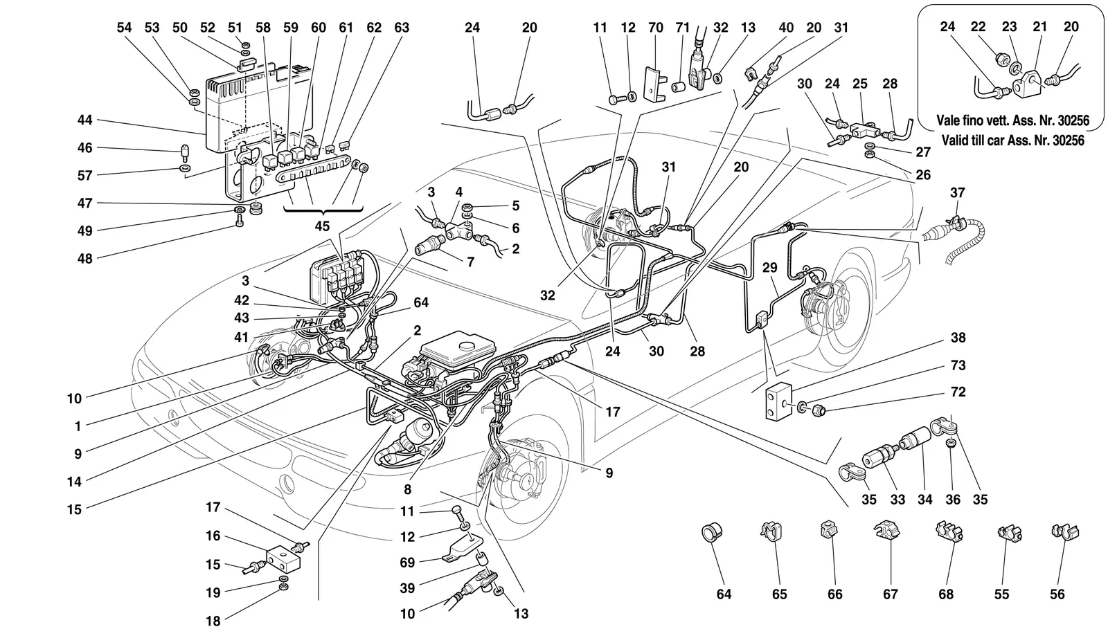 Abs Teves Brake System -Not For Abs Bosch E 355 F1 Cars-