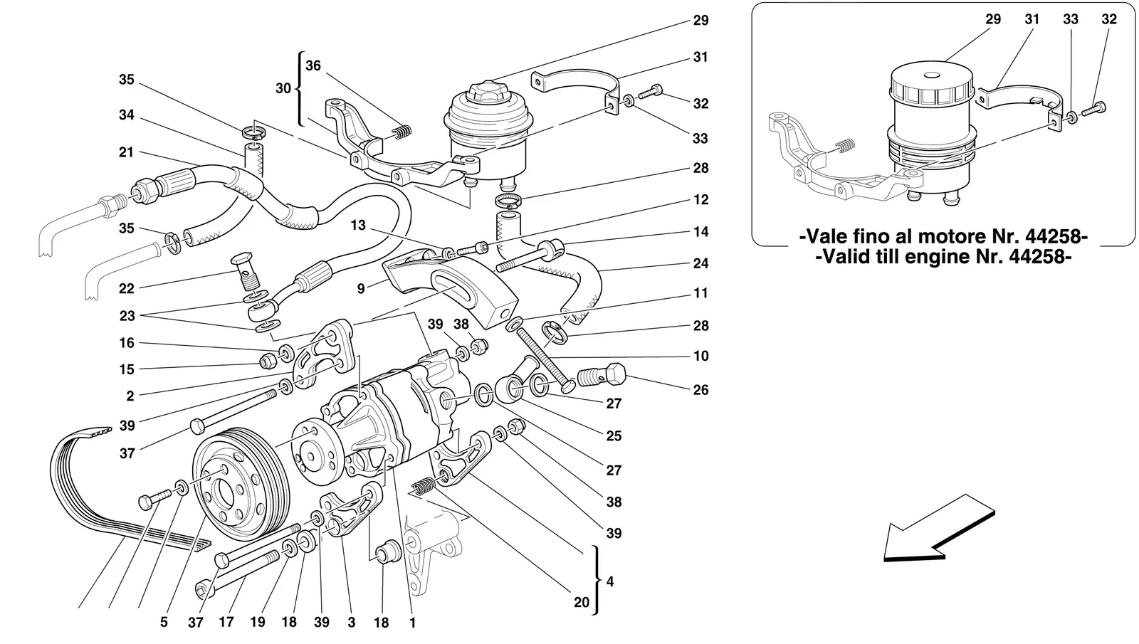 Hydraulic Steering Pump And Tank