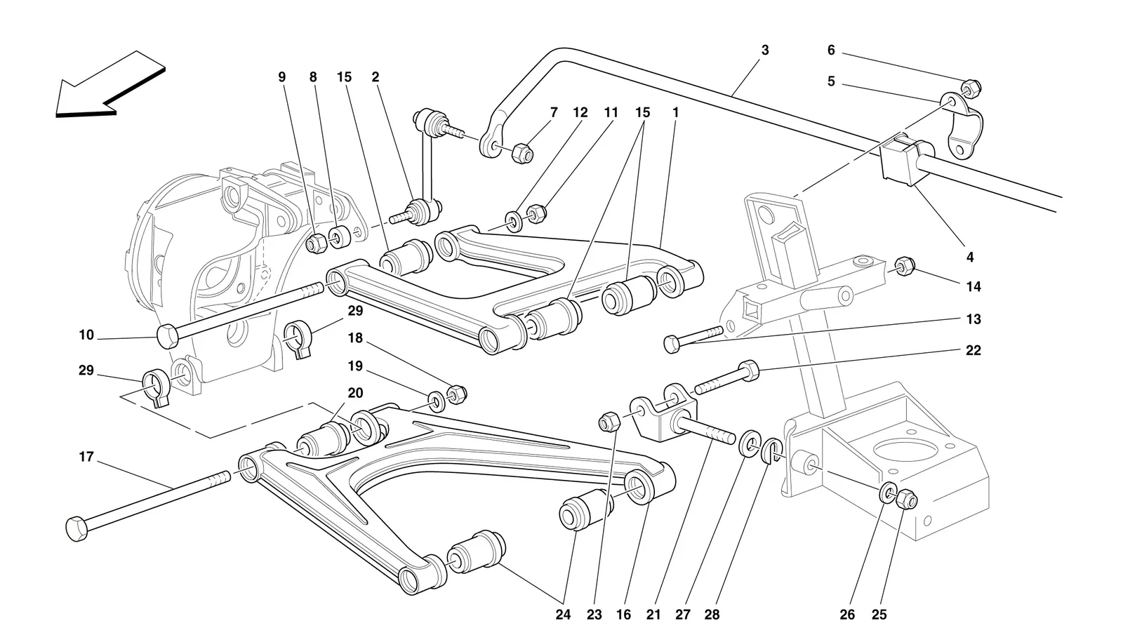 Rear Suspension - Wishbones