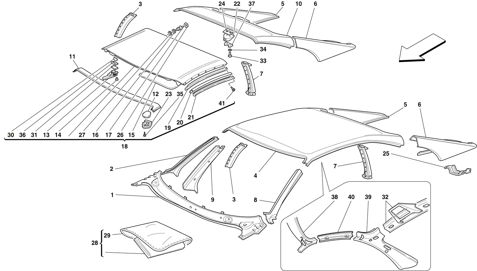 Roof - Outer Trims