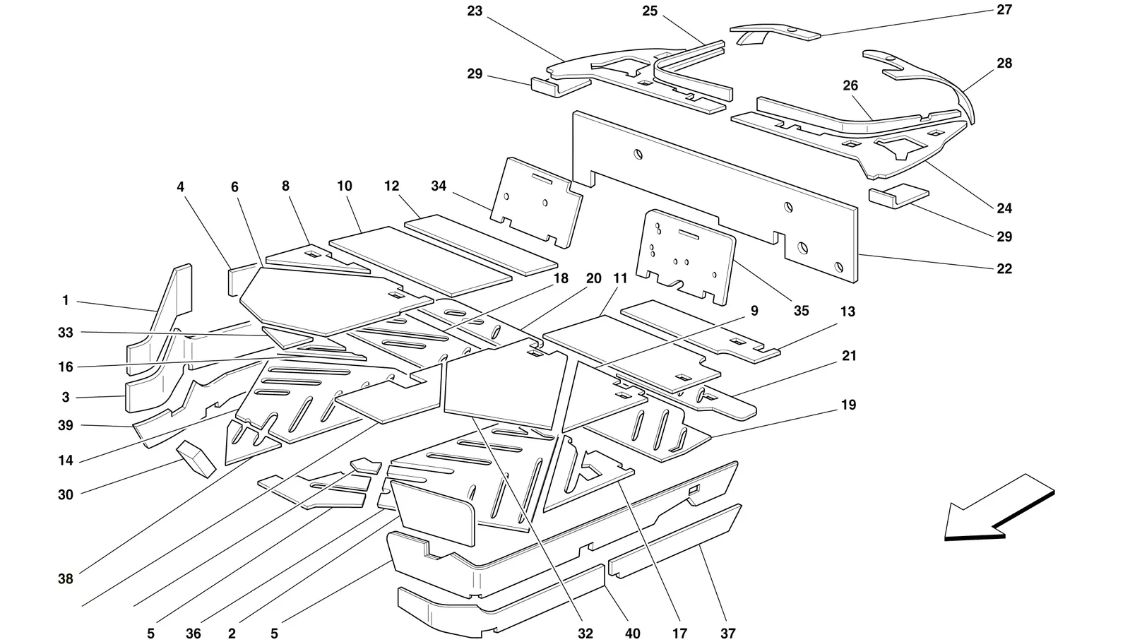 Passengers Compartment Insulations -Not For Spider-