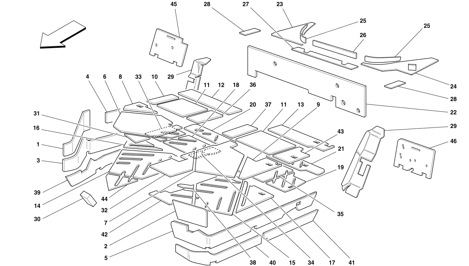 Passengers Compartment Insulations -Valid For Spider-