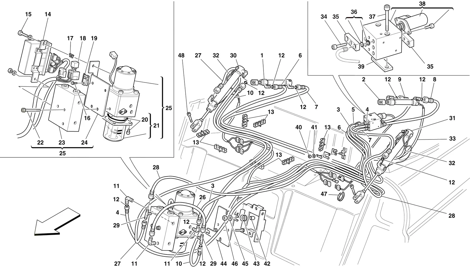 Top Hydraulic Control -Valid For Spider-