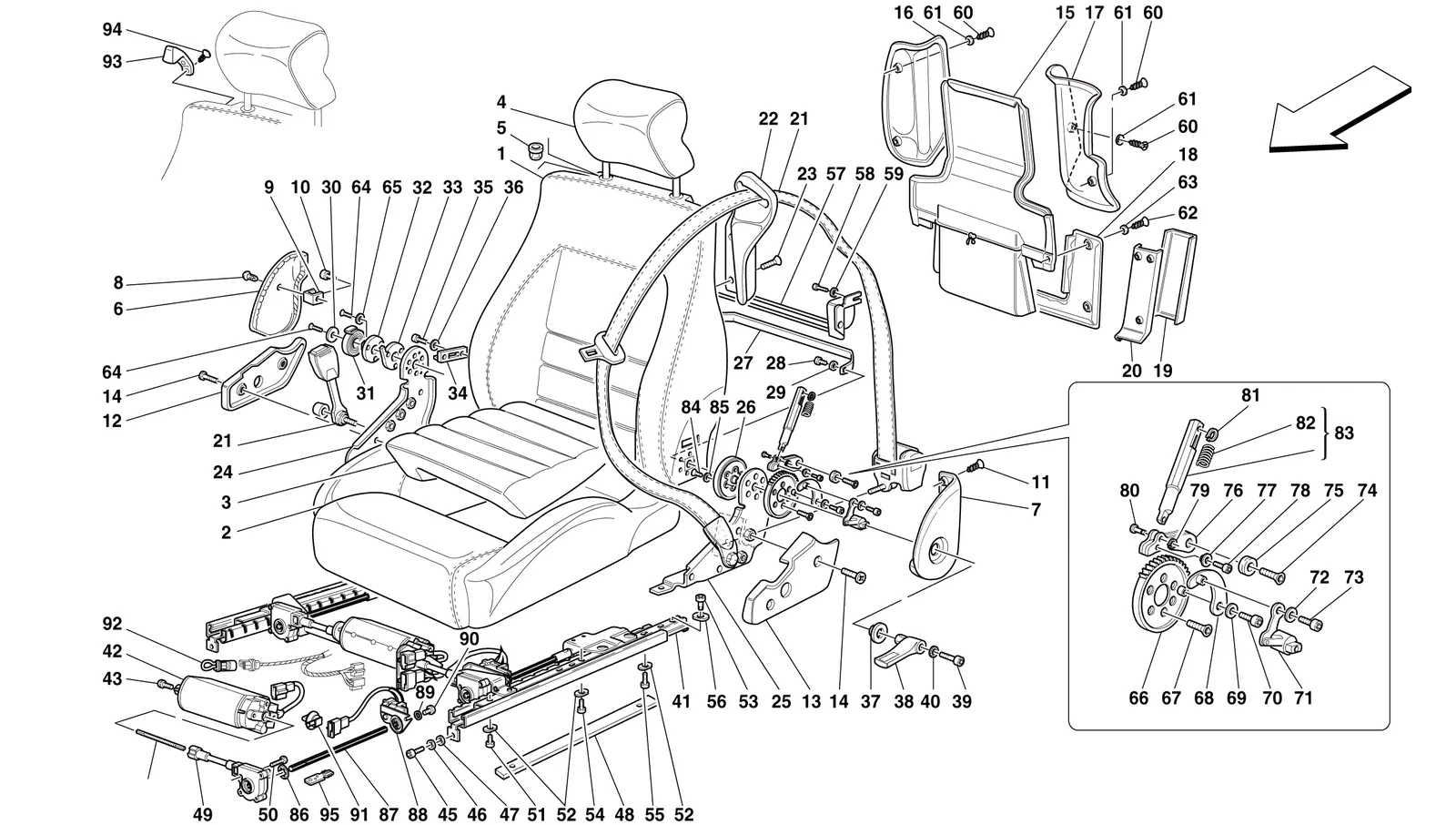 Seats And Safety Belts -Valid For Spider-