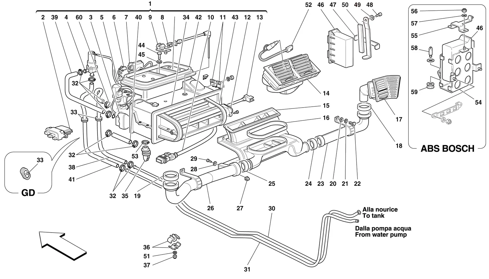 Evaporator Unit And Passengers Compartment Aeration