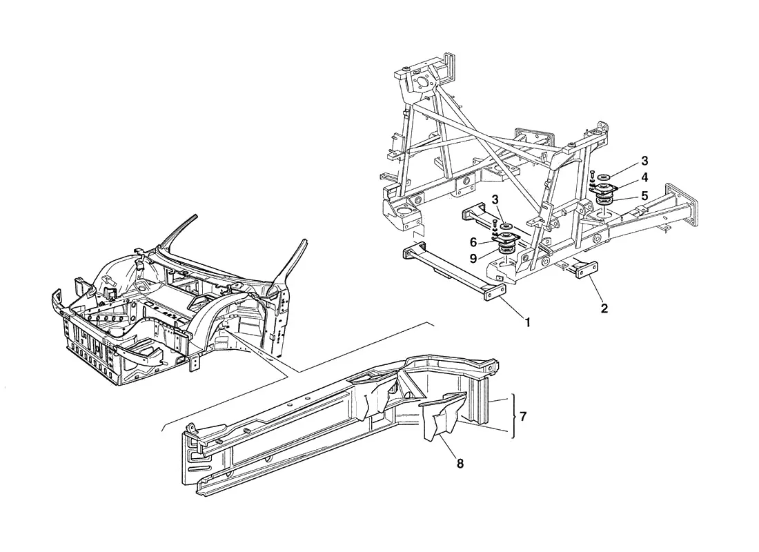 Engine Supports - Chassis & Body Elements