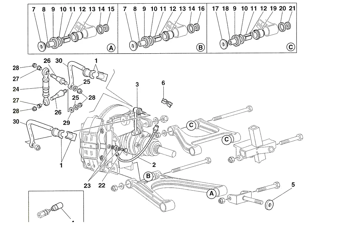 Rear Suspension & Brake Pipes