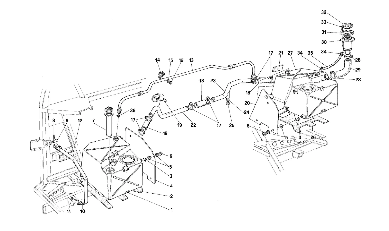 Tanks And Gasoline Vent System -Valid For Usa-