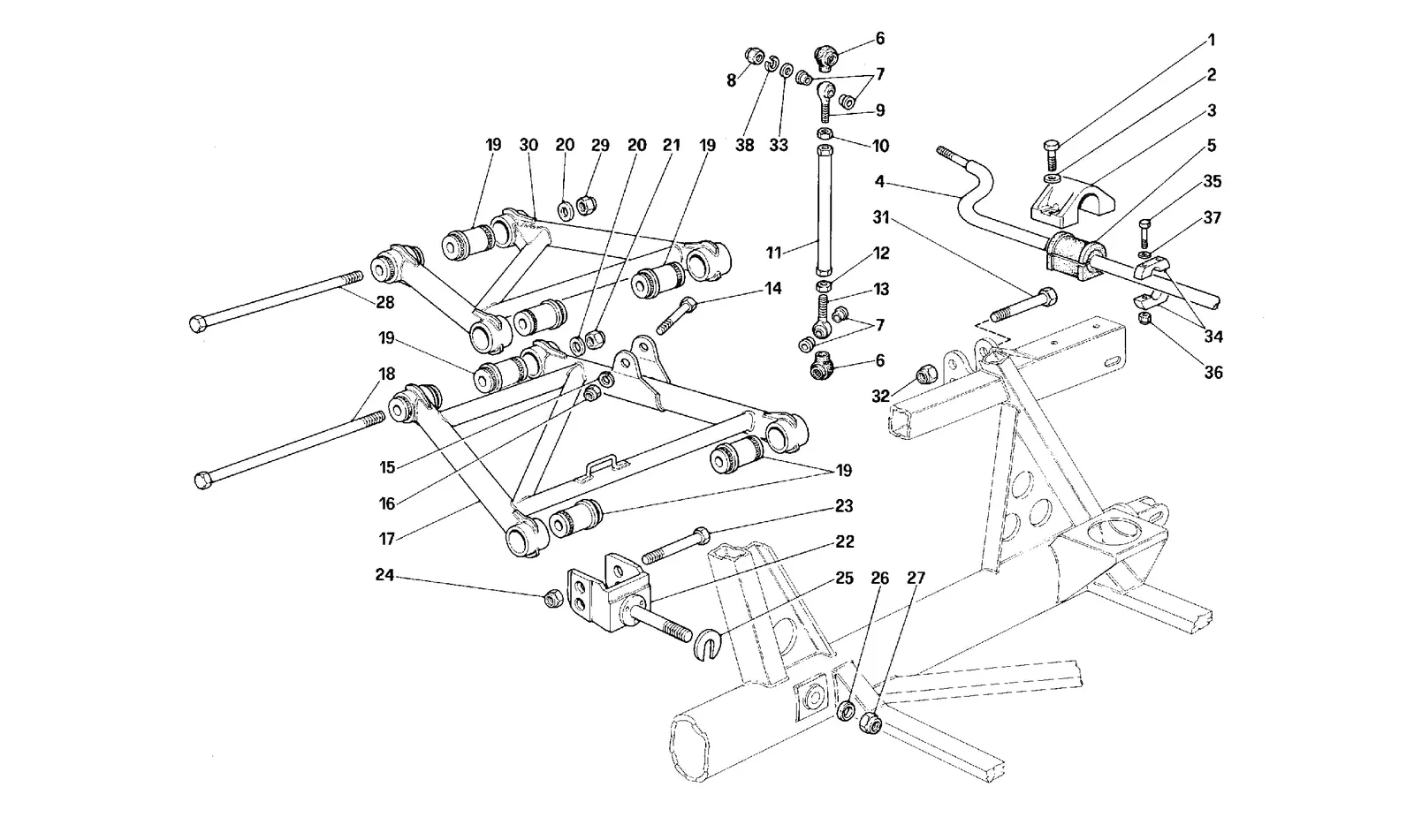 Rear Suspension - Levers
