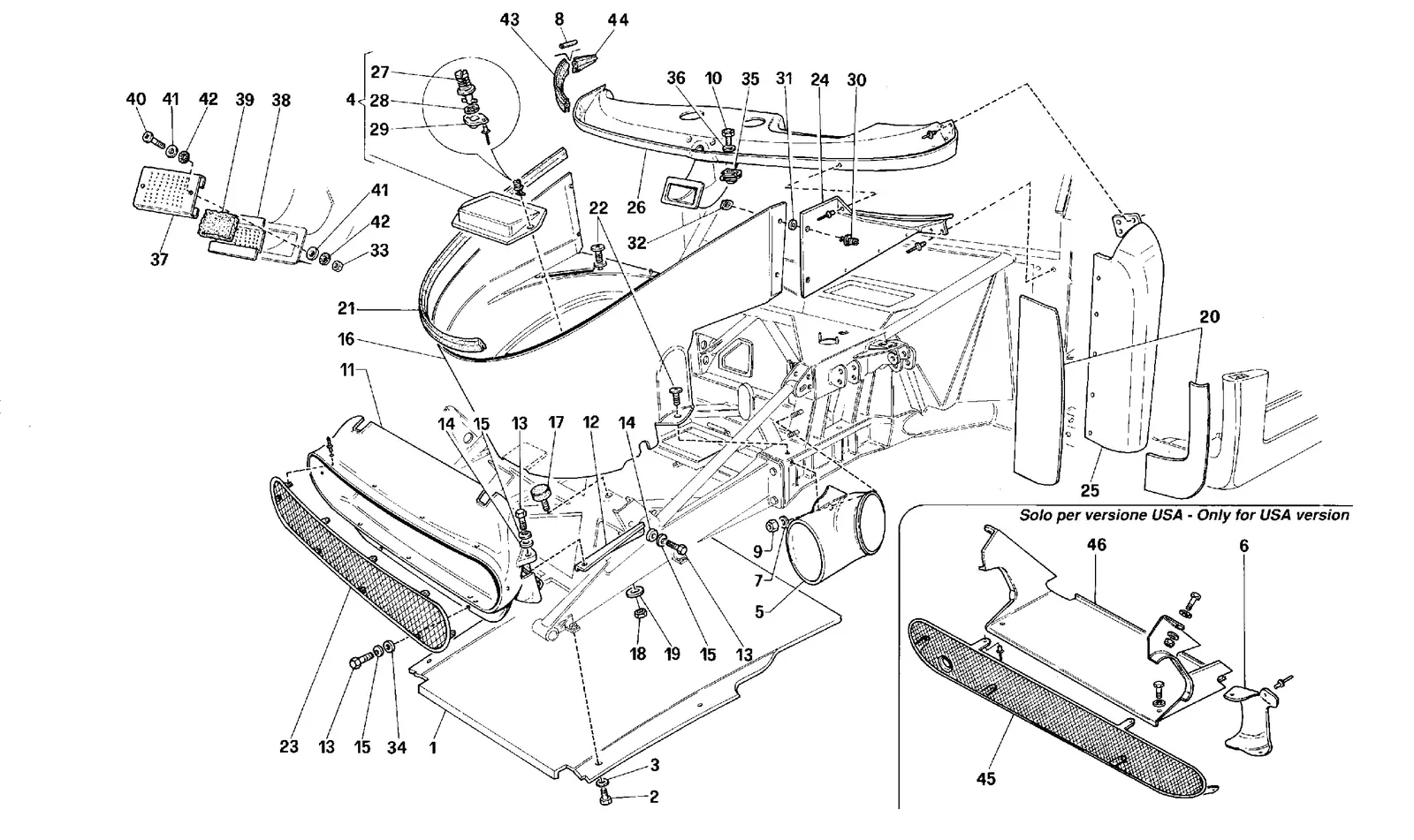 External Elements Body - Front Part