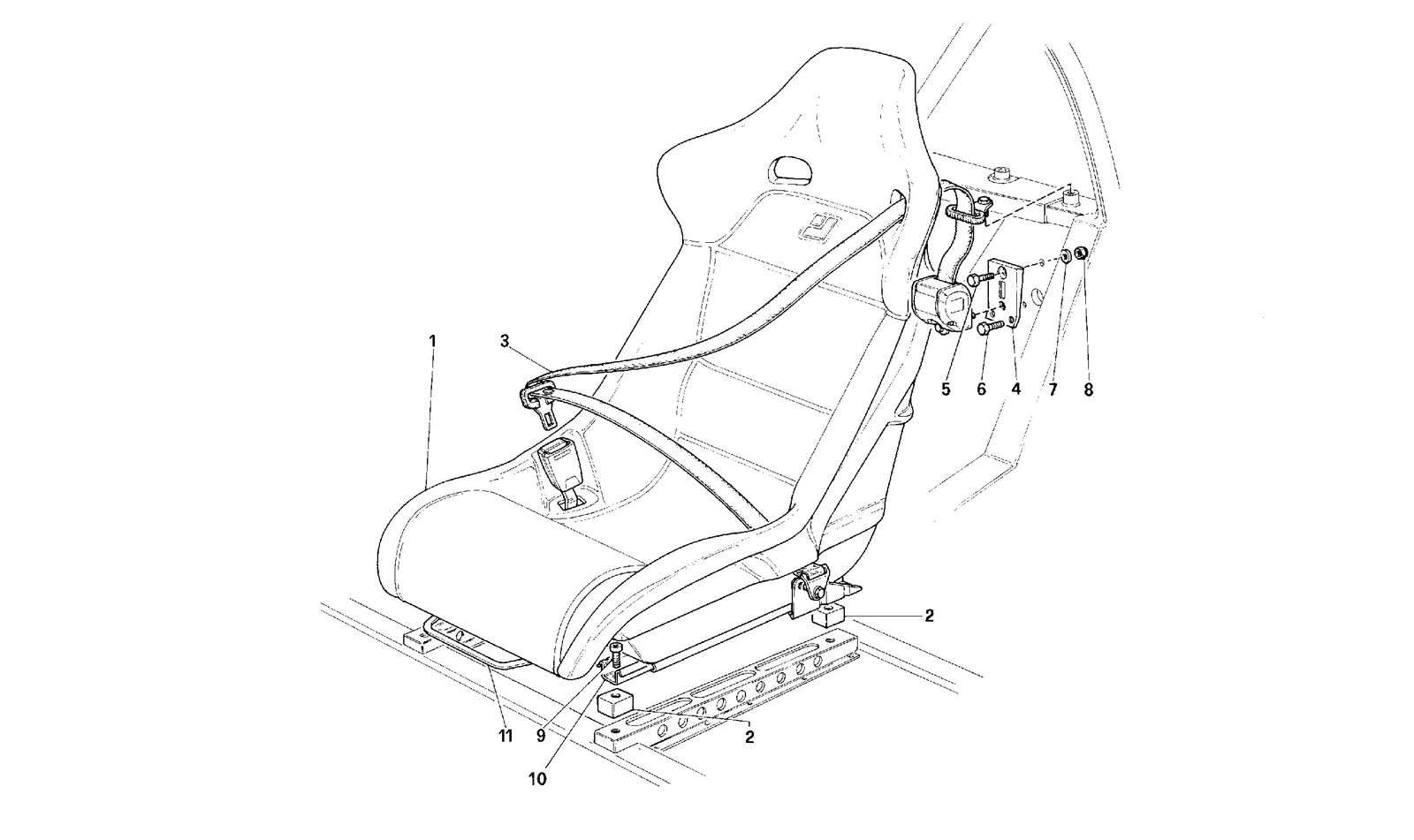 Seats - Safety Belts -Not For Usa-