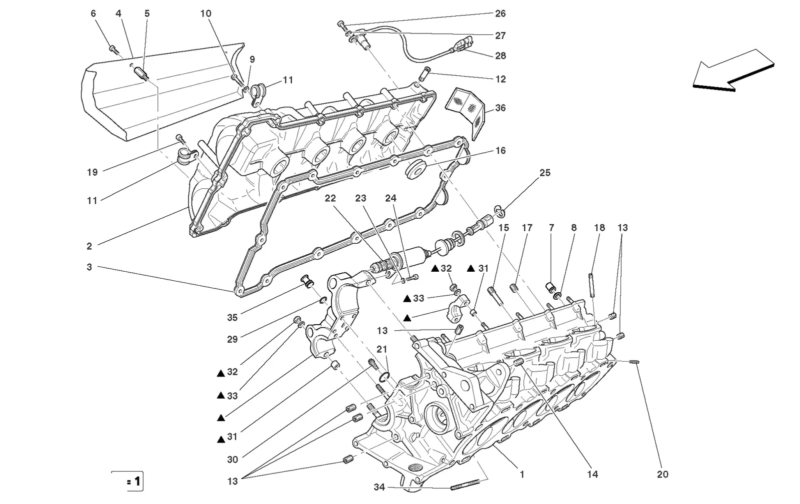 R.H. Cylinder Head