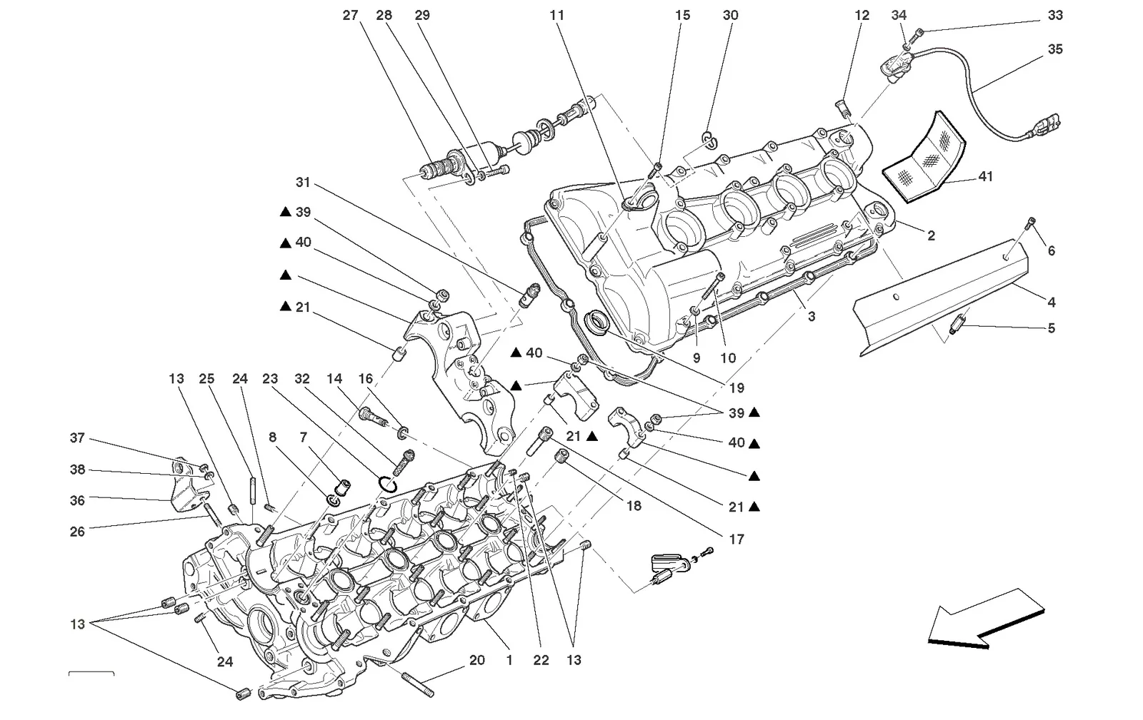 L.H. Cylinder Head