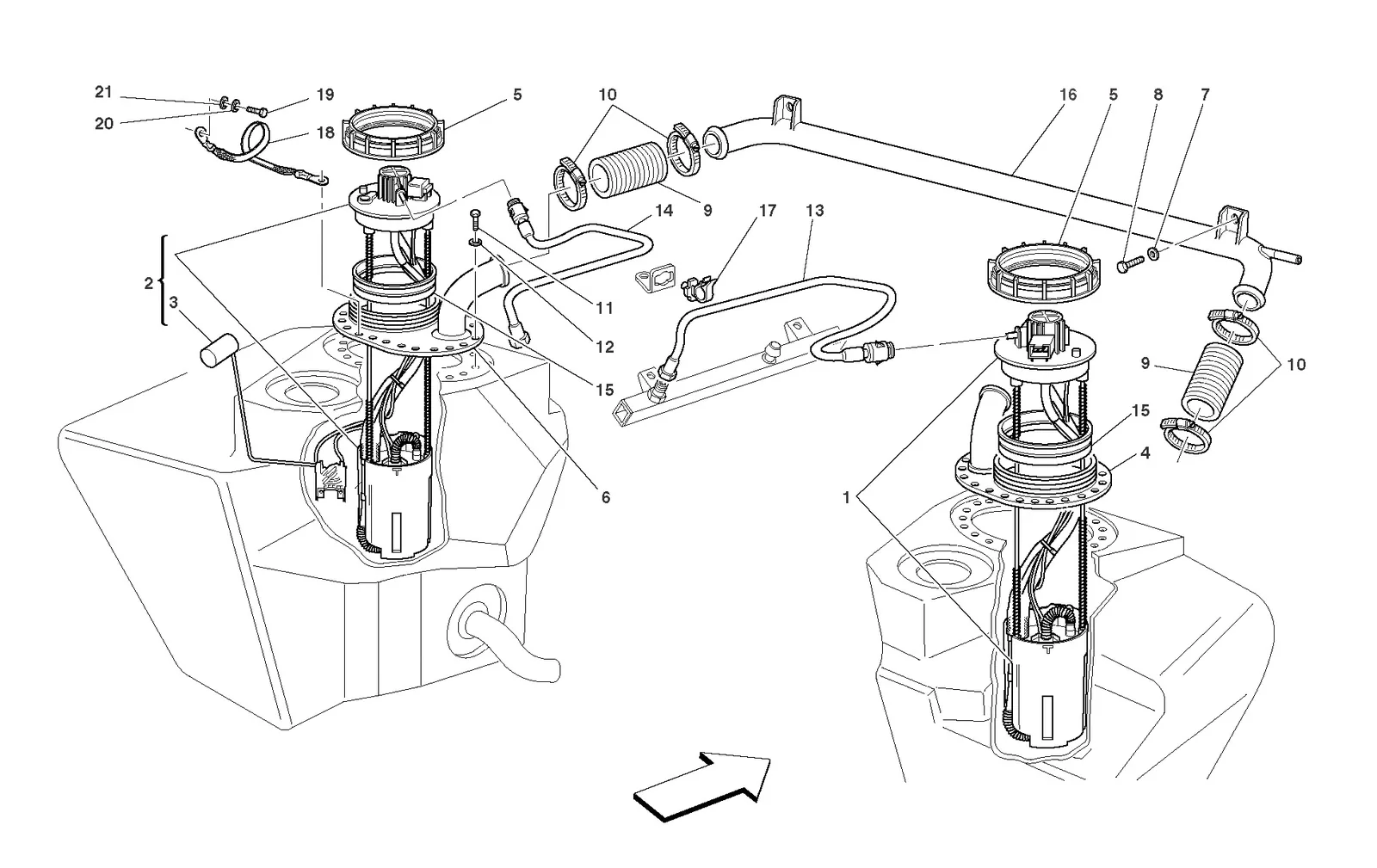 Fuel Pumps And Pipes