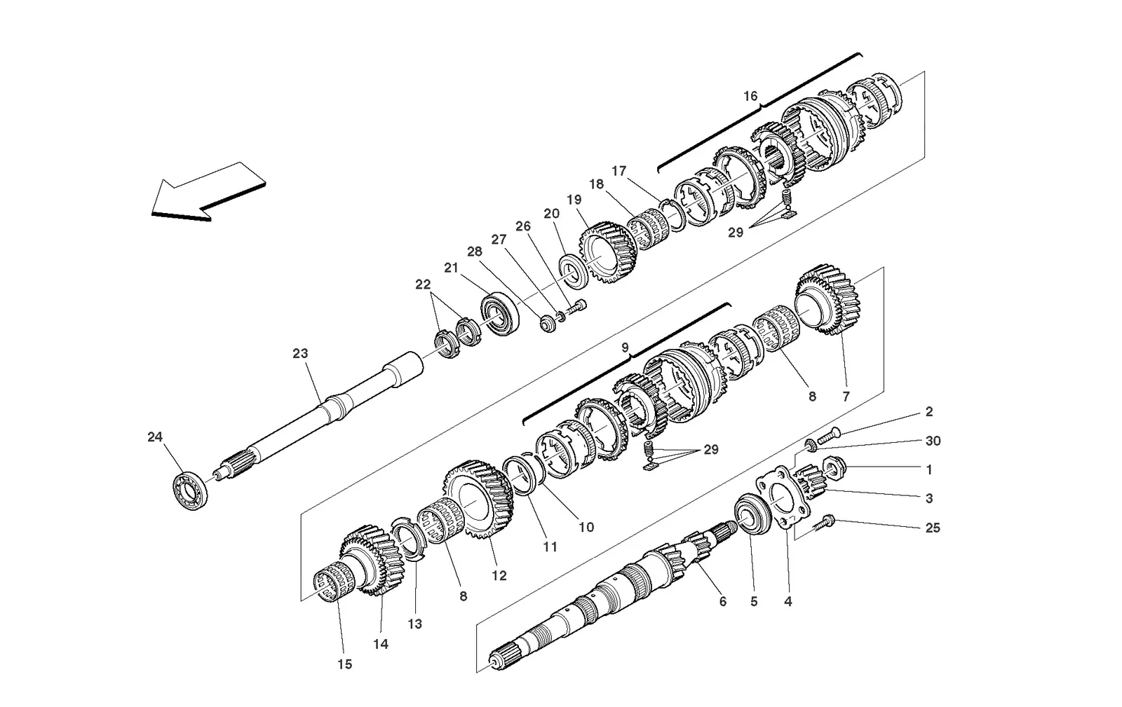 Main Shaft Gears