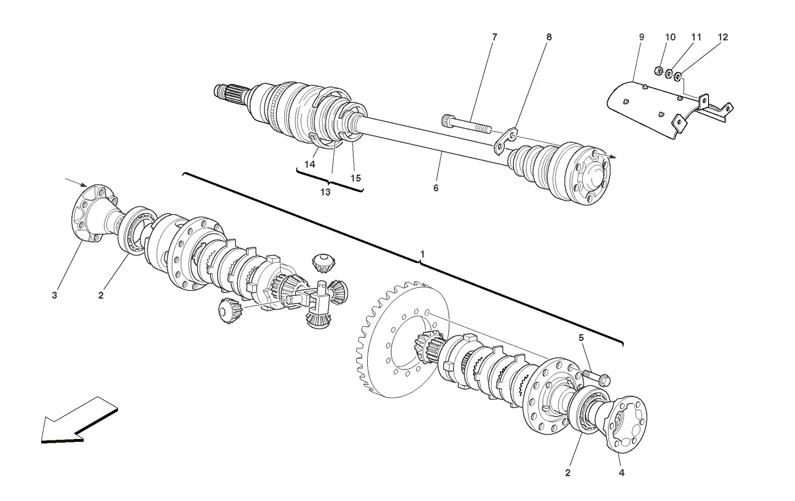 Differential And Axle Shaft