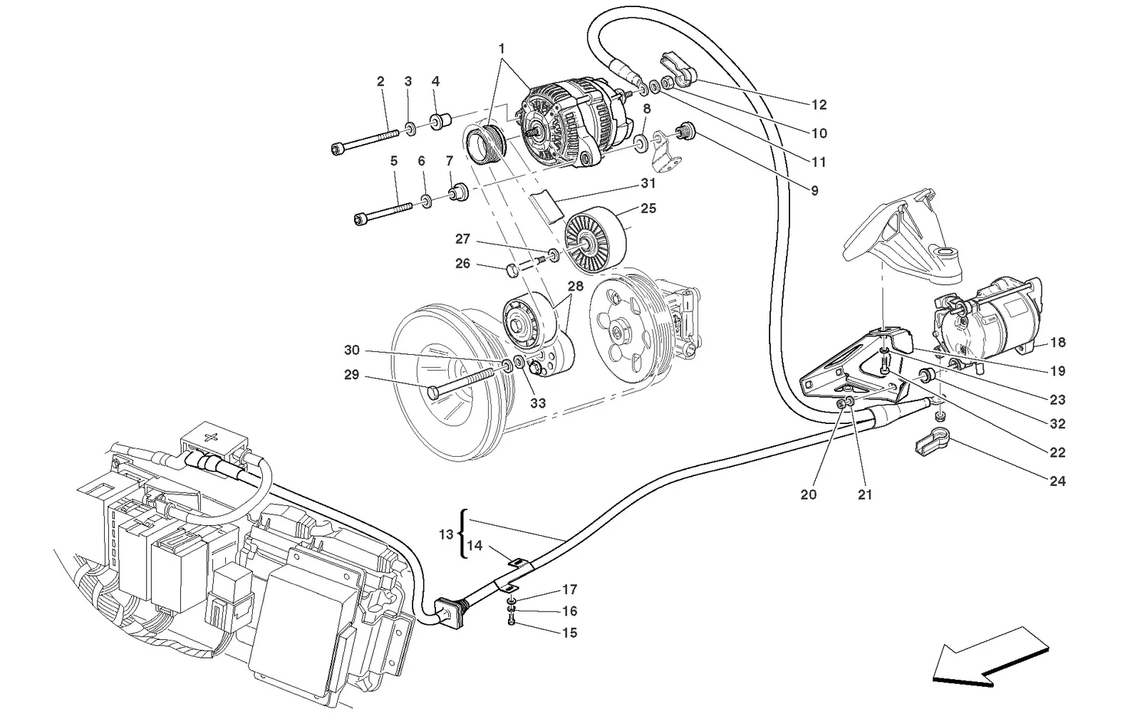 Current Generator - Starting Motor