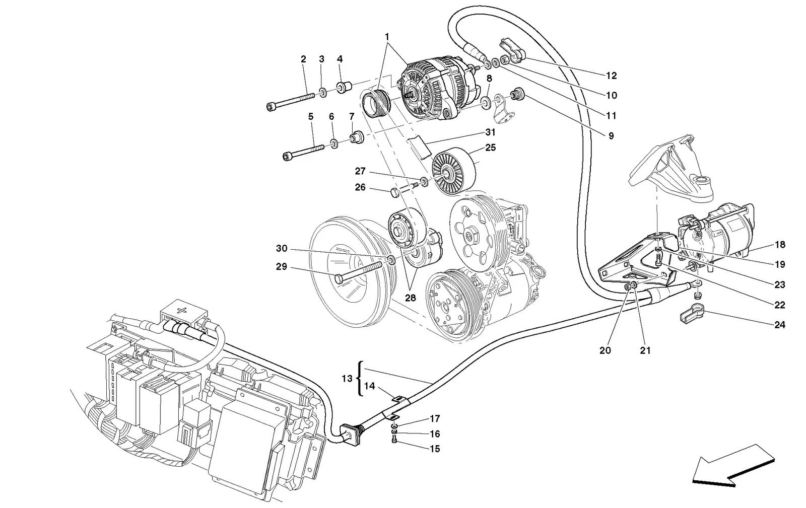 Current Generator - Starting Motor
