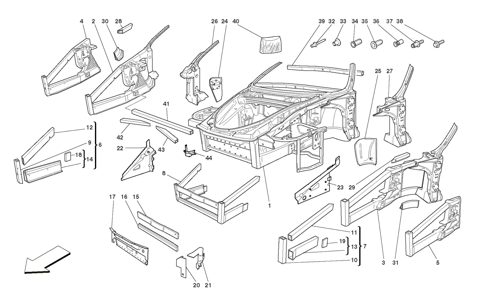 Frame - Front Elements Structures And Plates