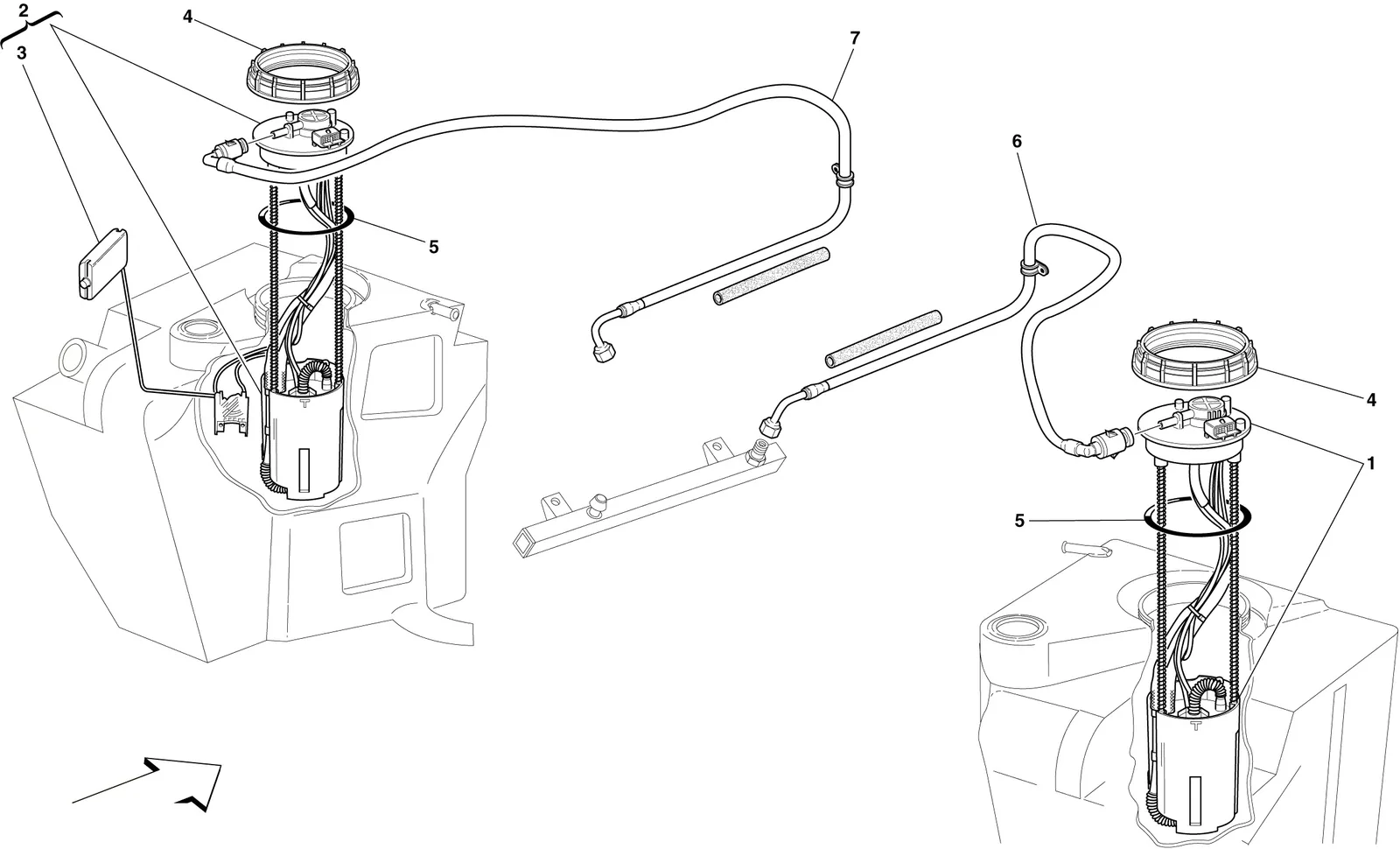 Fuel System Pumps And Pipes