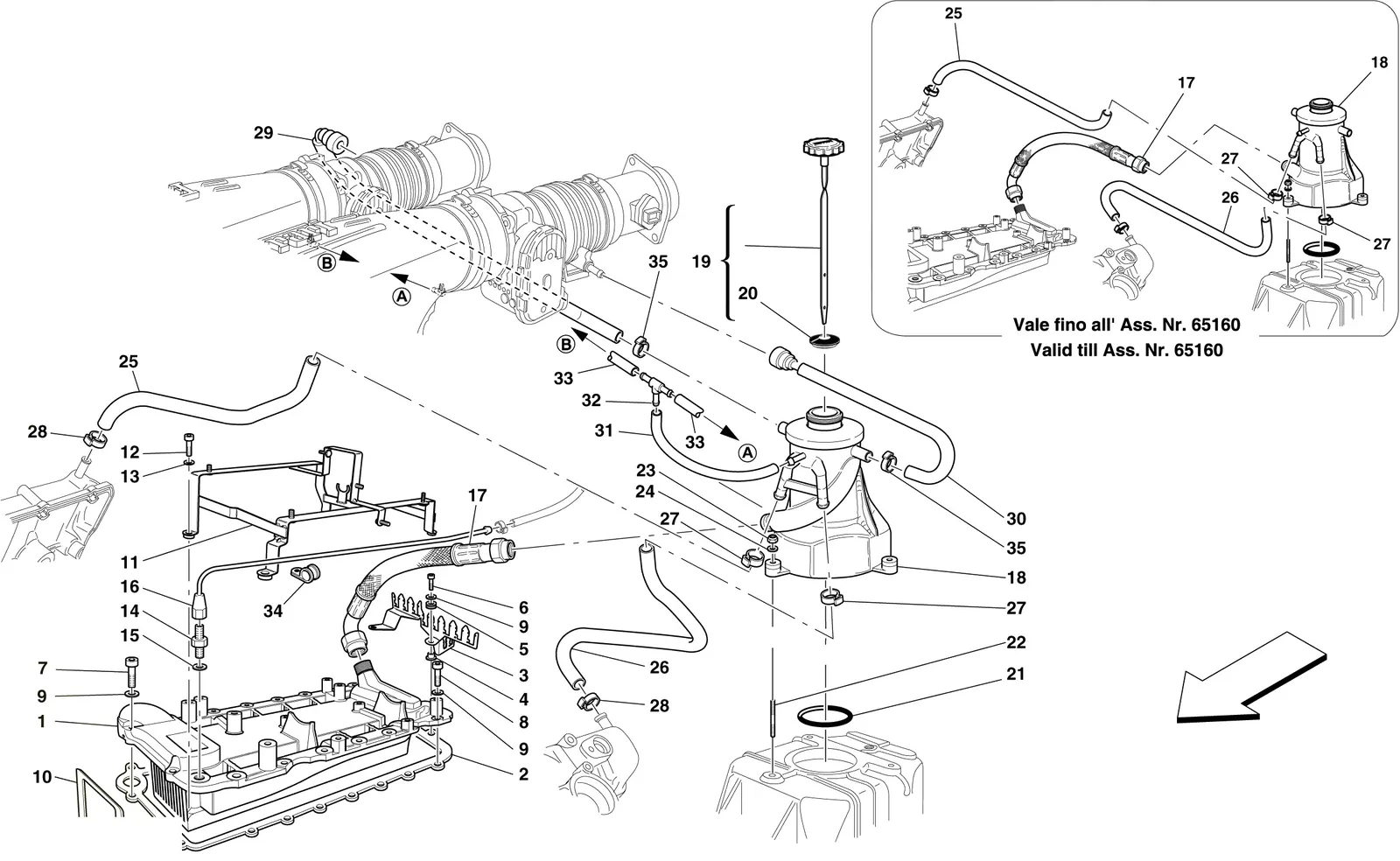Lubrication System - Tank - Heat Exchanger