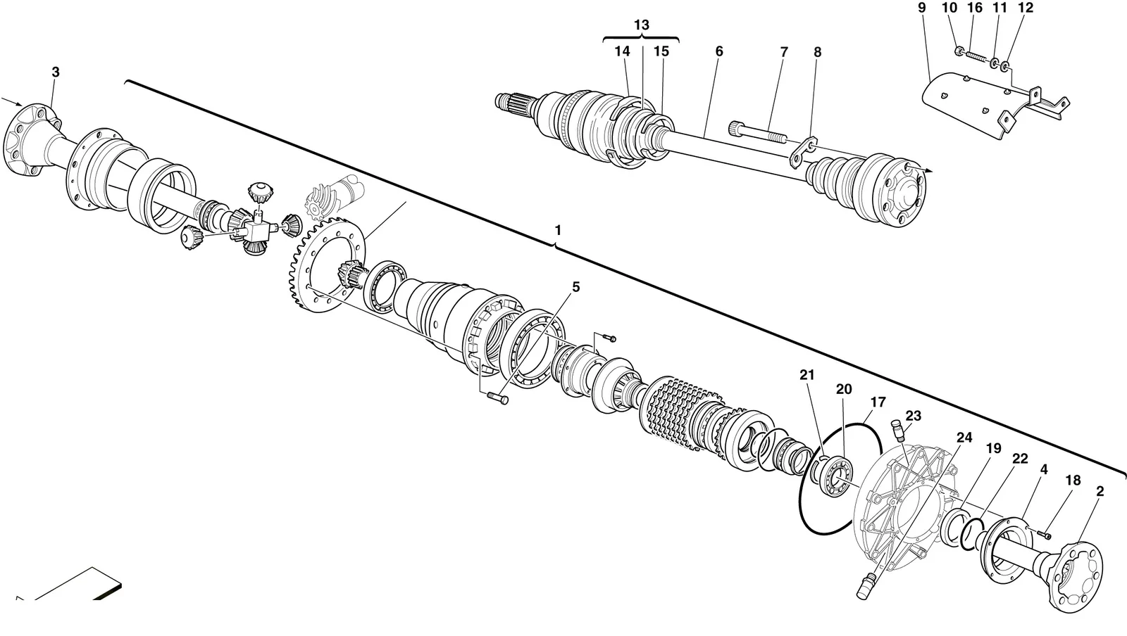 Differential And Axle Shaft