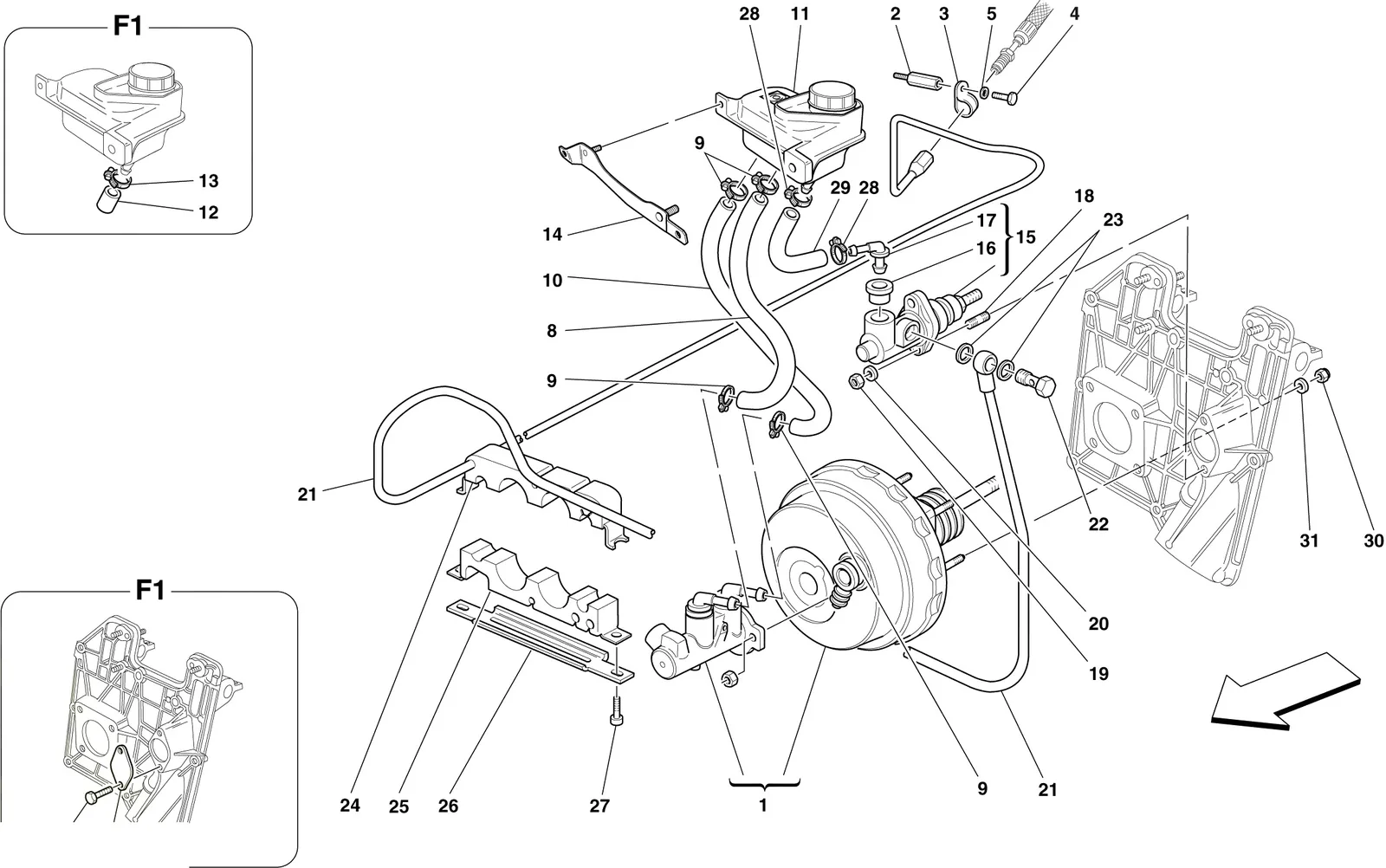 Hydraulic Brake And Clutch Controls
