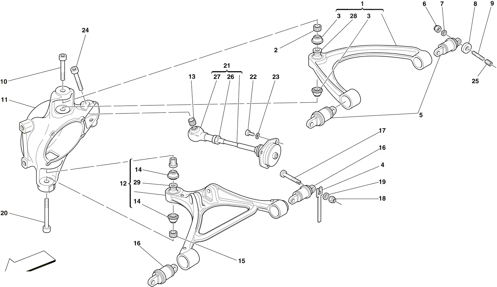 Rear Suspension - Arms