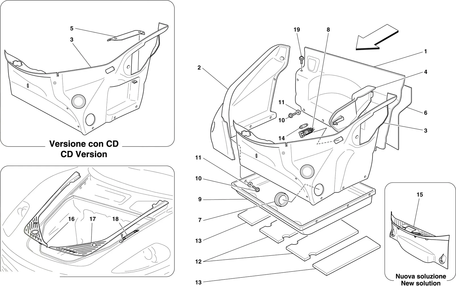 Front Compartment Trim