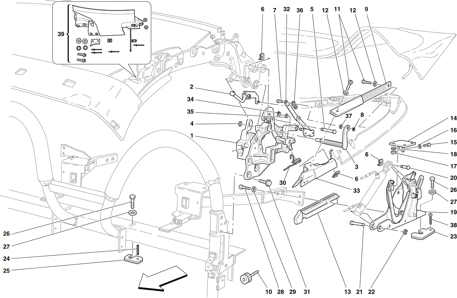 Roof Kinematics - Lower Part