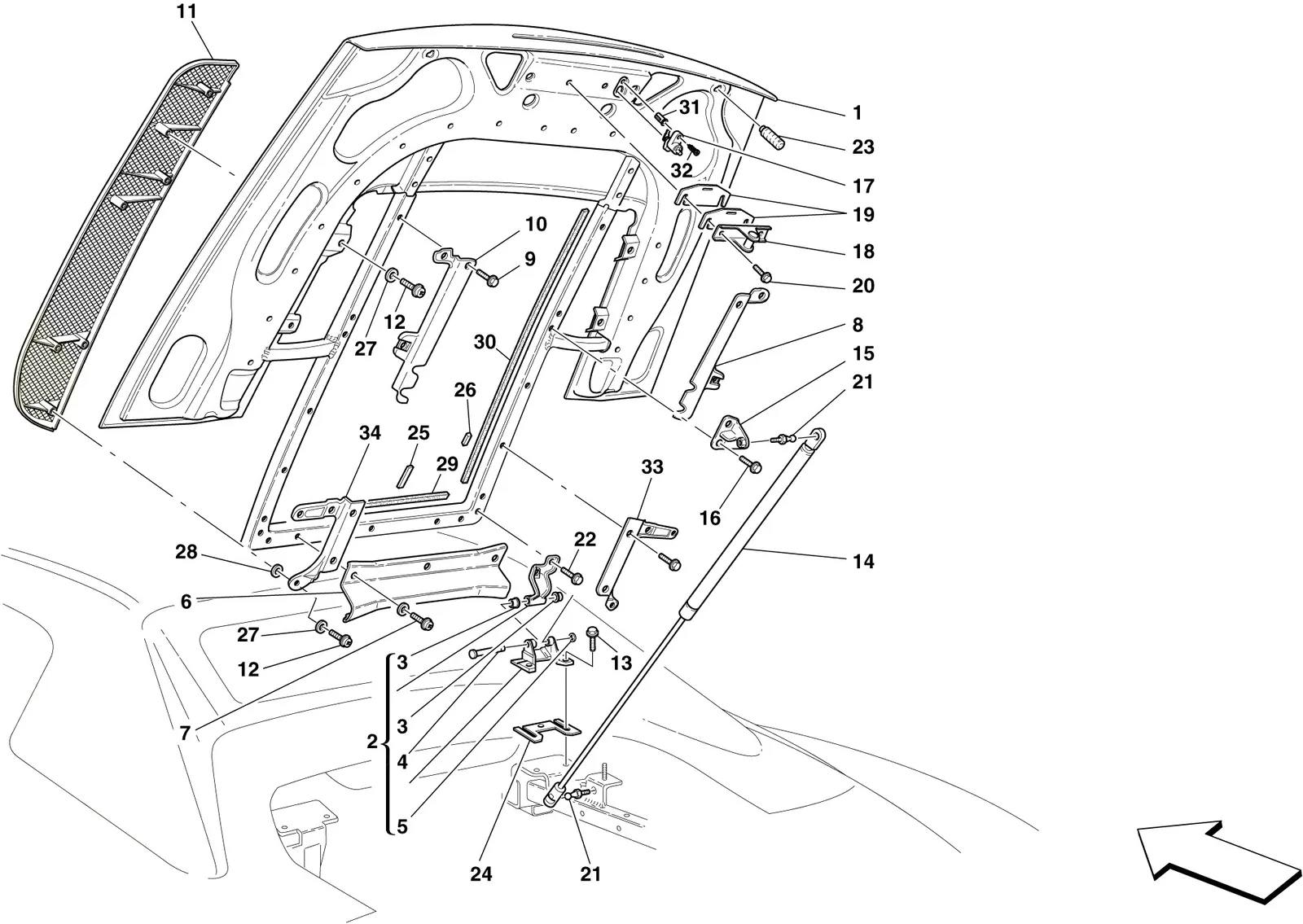 Engine Compartment Lid
