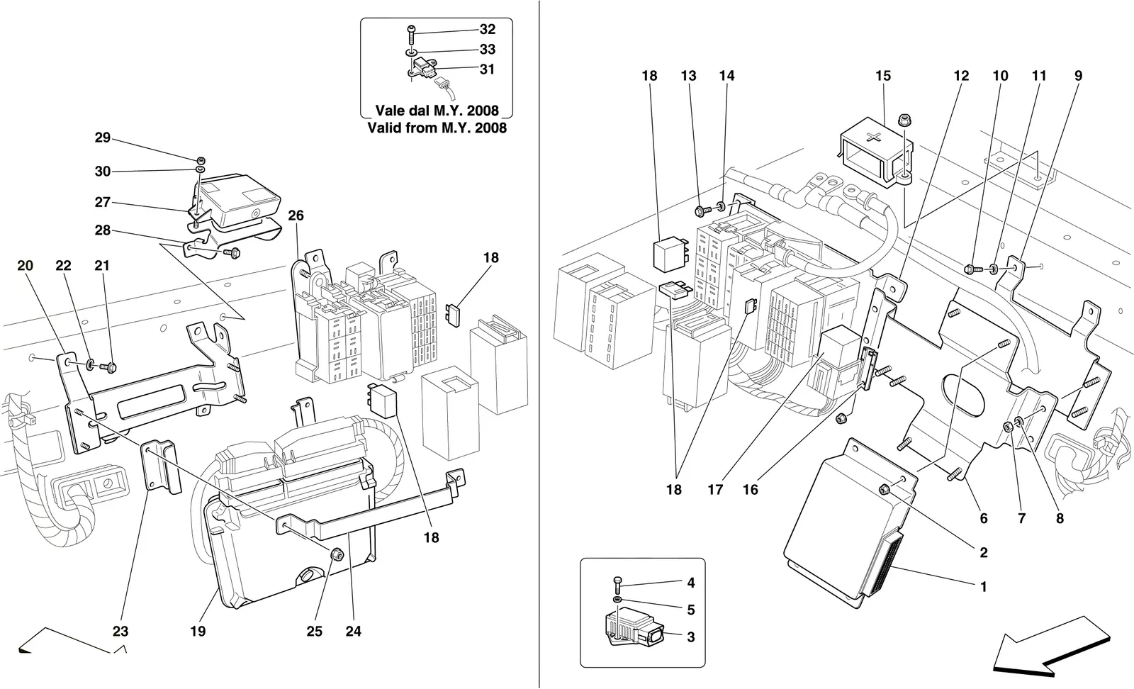 Rear Passenger Compartment Ecus