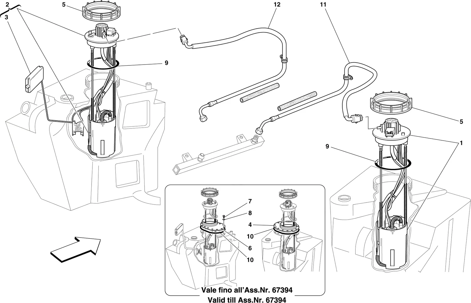 Fuel System Pumps And Pipes