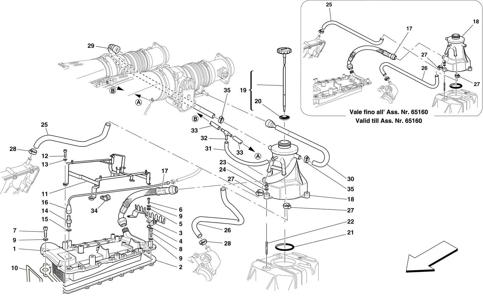 Lubrication System - Tank - Heat Exchanger