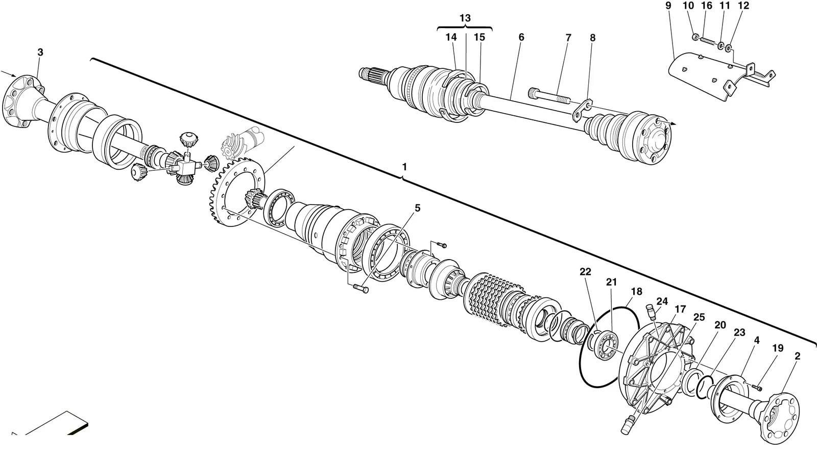 Differential And Axle Shaft