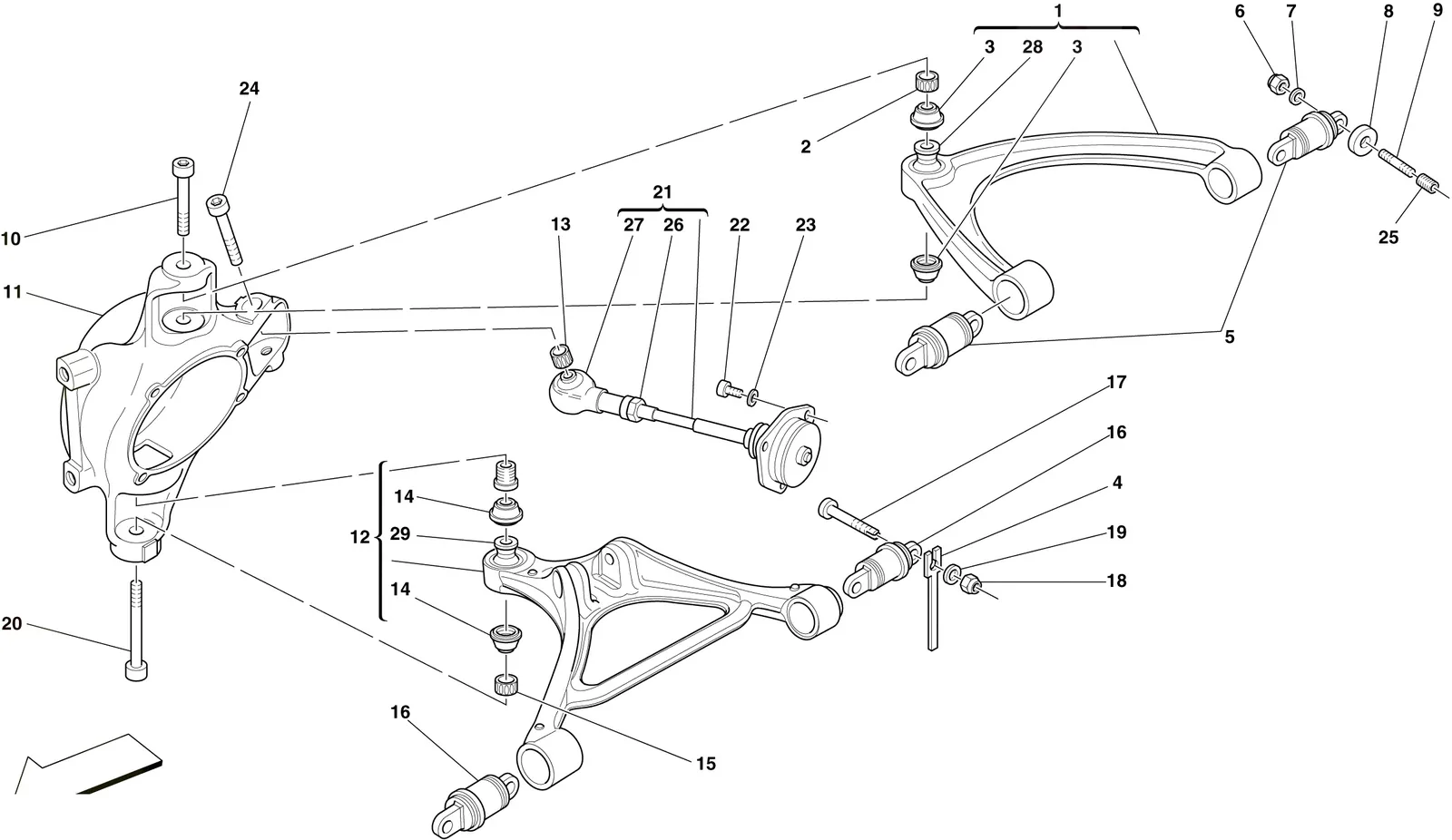 Rear Suspension - Arms