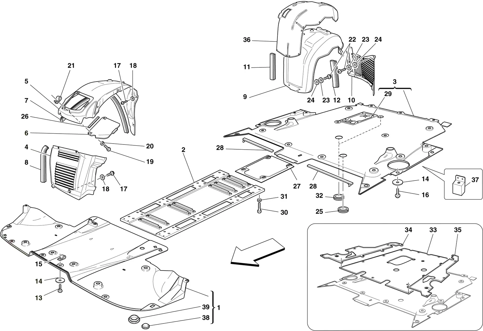 Flat Undertray And Wheelhouses