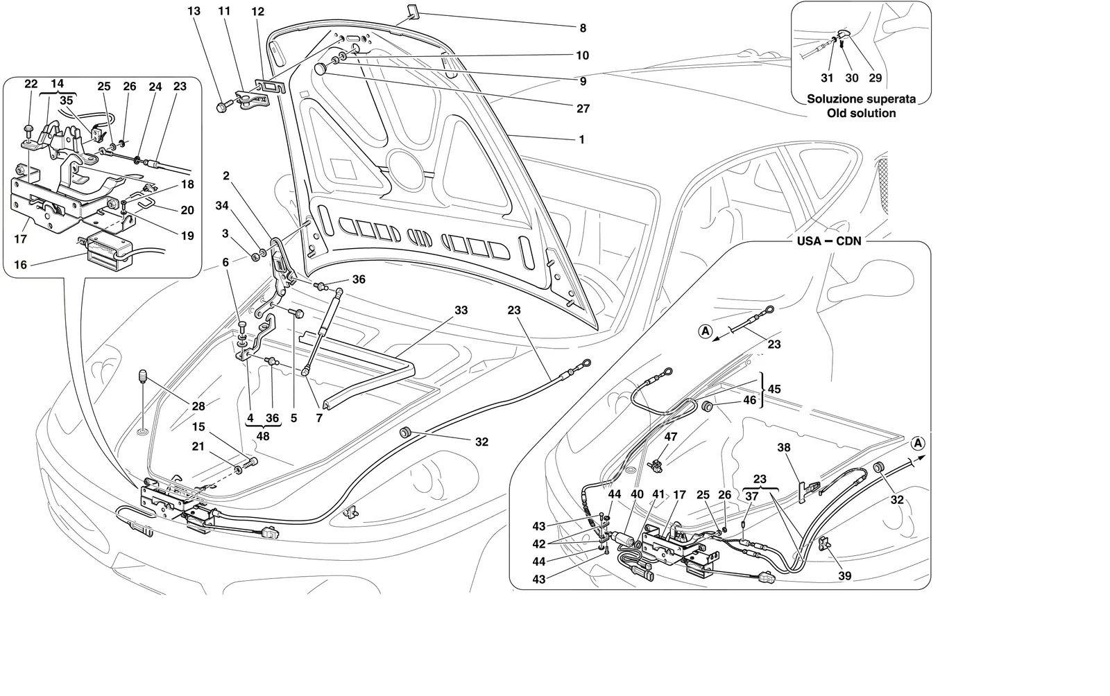 Front Lid And Opening Mechanism