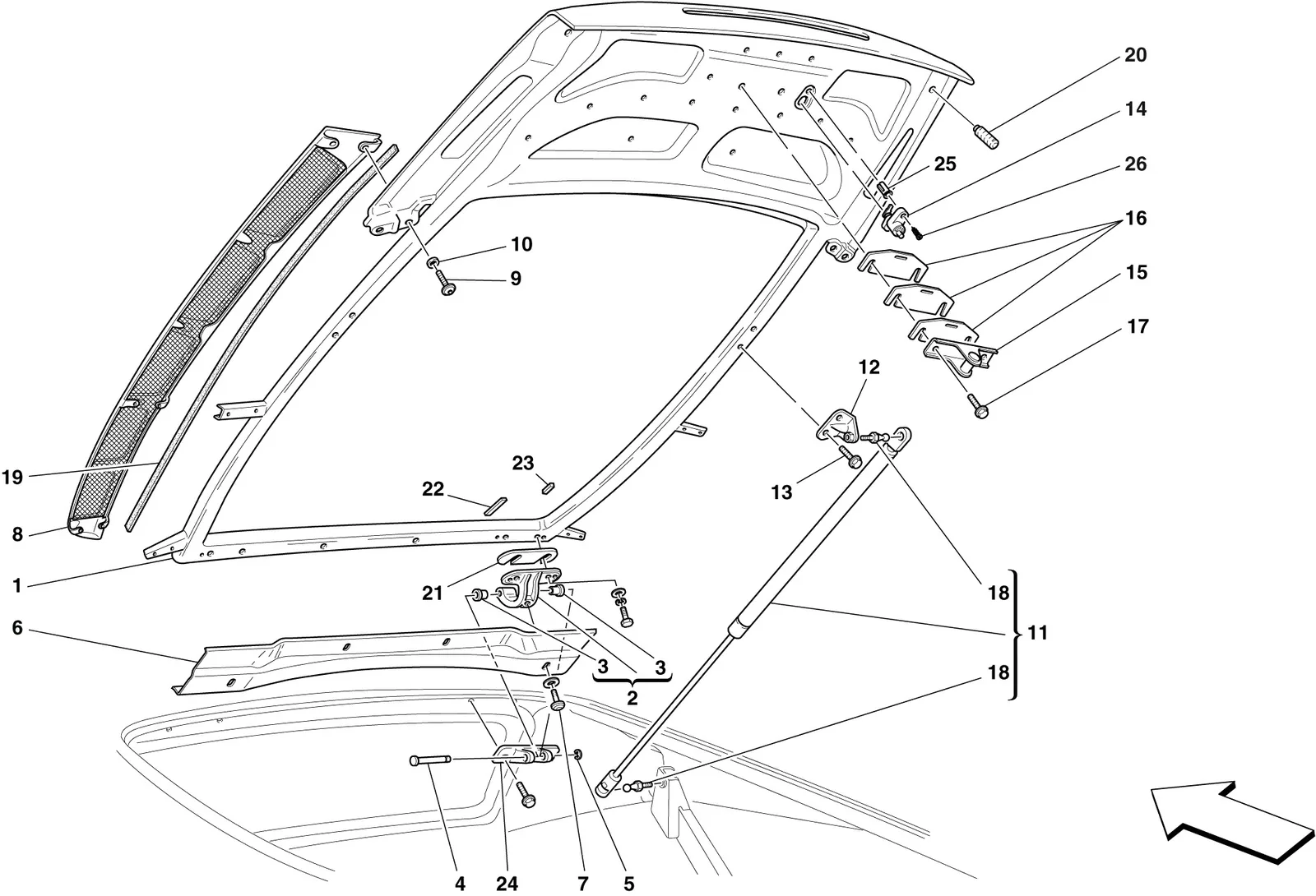 Engine Compartment Lid