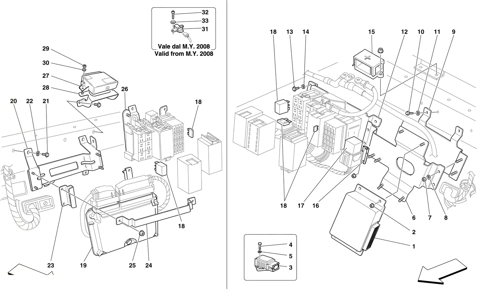 Rear Passenger Compartment Ecus