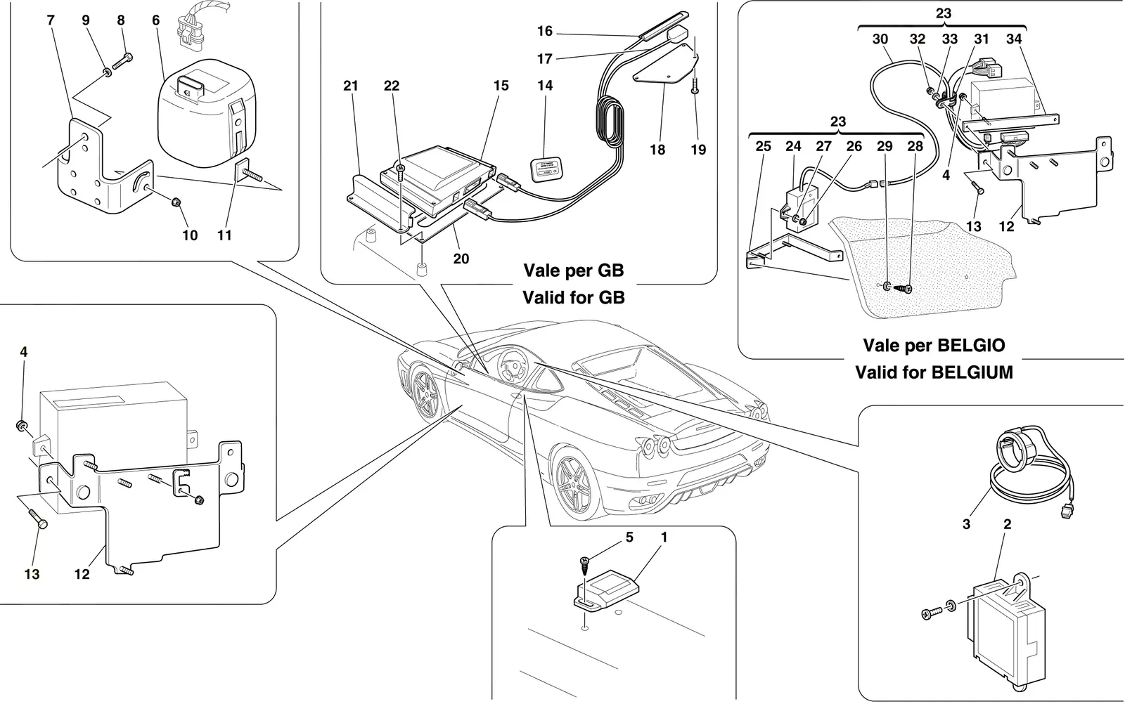 Antitheft System Ecus And Devices