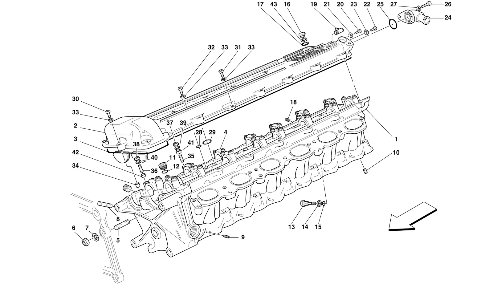 R.H. Cylinder Head