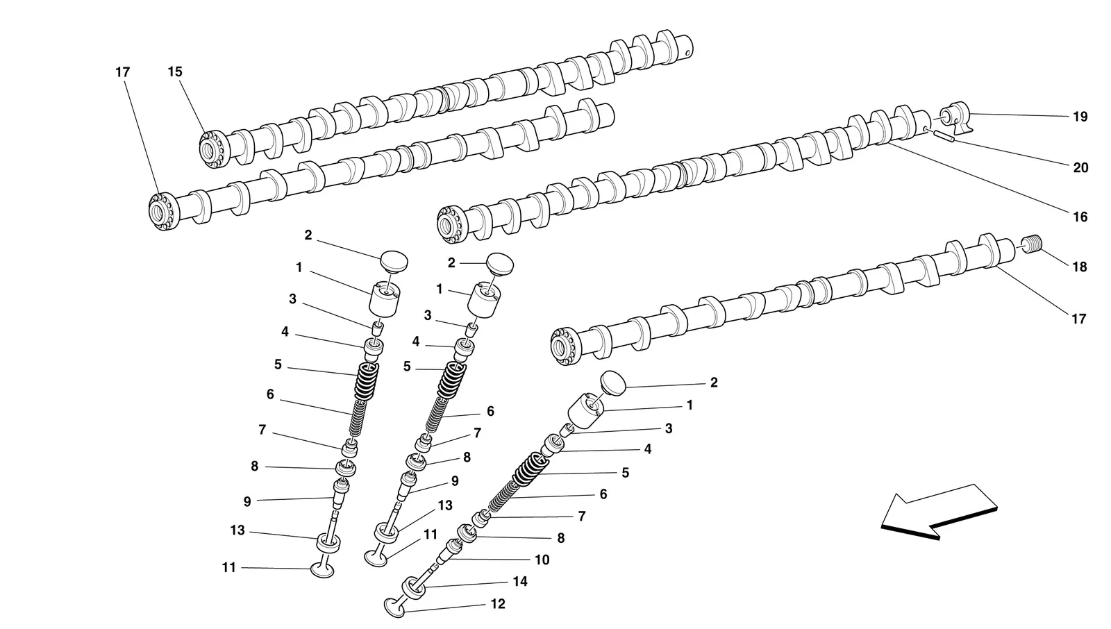 Timing - Tappets And Shafts